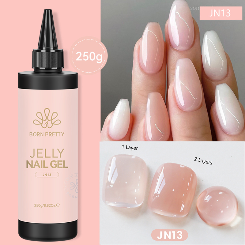 BORN PRETTY 250g Jelly Milky W - Gel Refill Pack ulasan dan harga