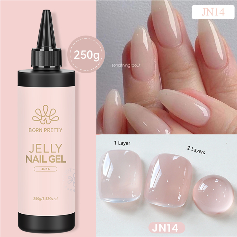 BORN PRETTY 250g Jelly Milky W - Gel Refill Pack ulasan dan harga