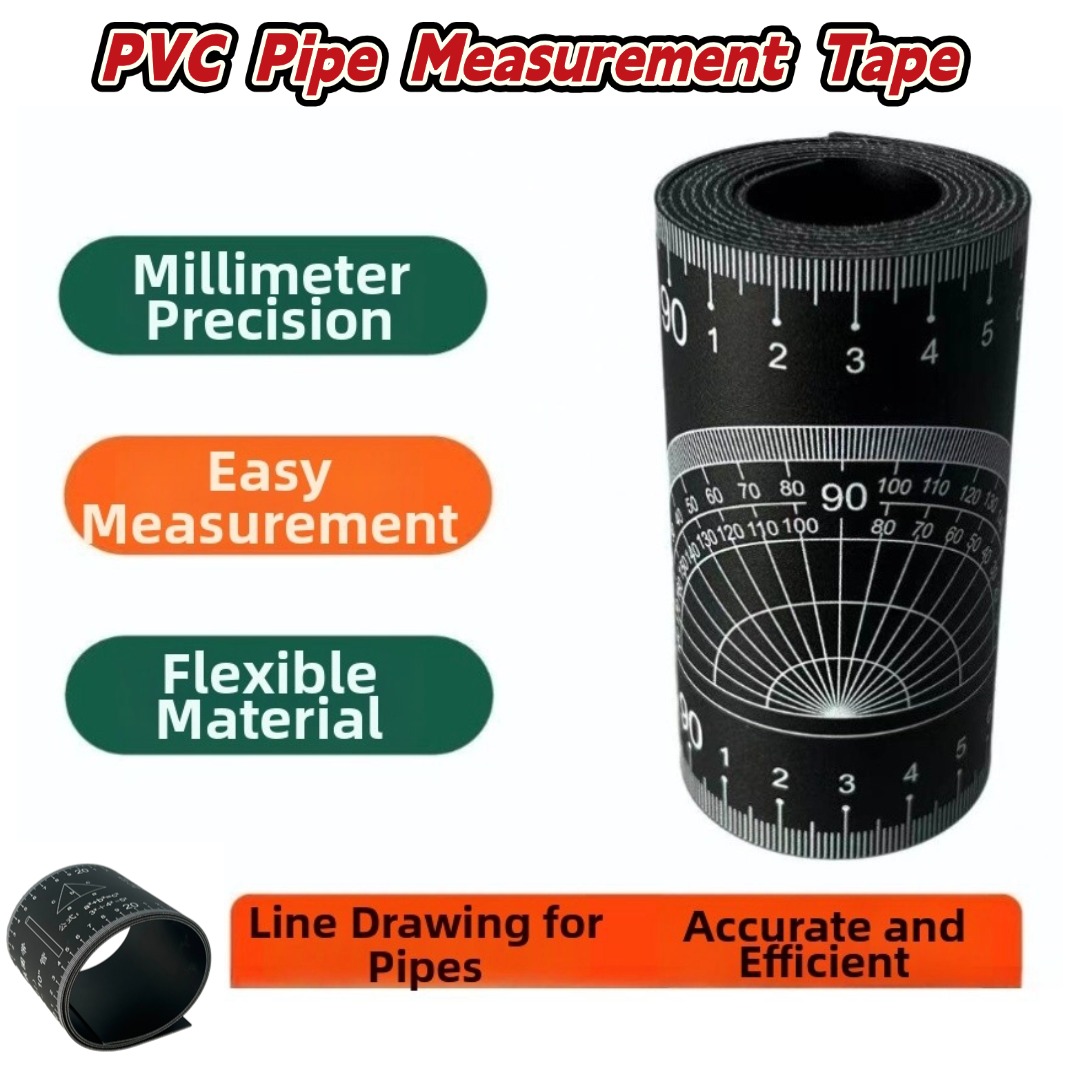 1PC PVC Pipe Diameter Measurin - Tape Dispenser Weighted ulasan dan harga